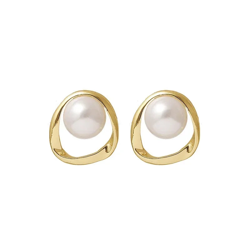 Pearl Stud Earrings