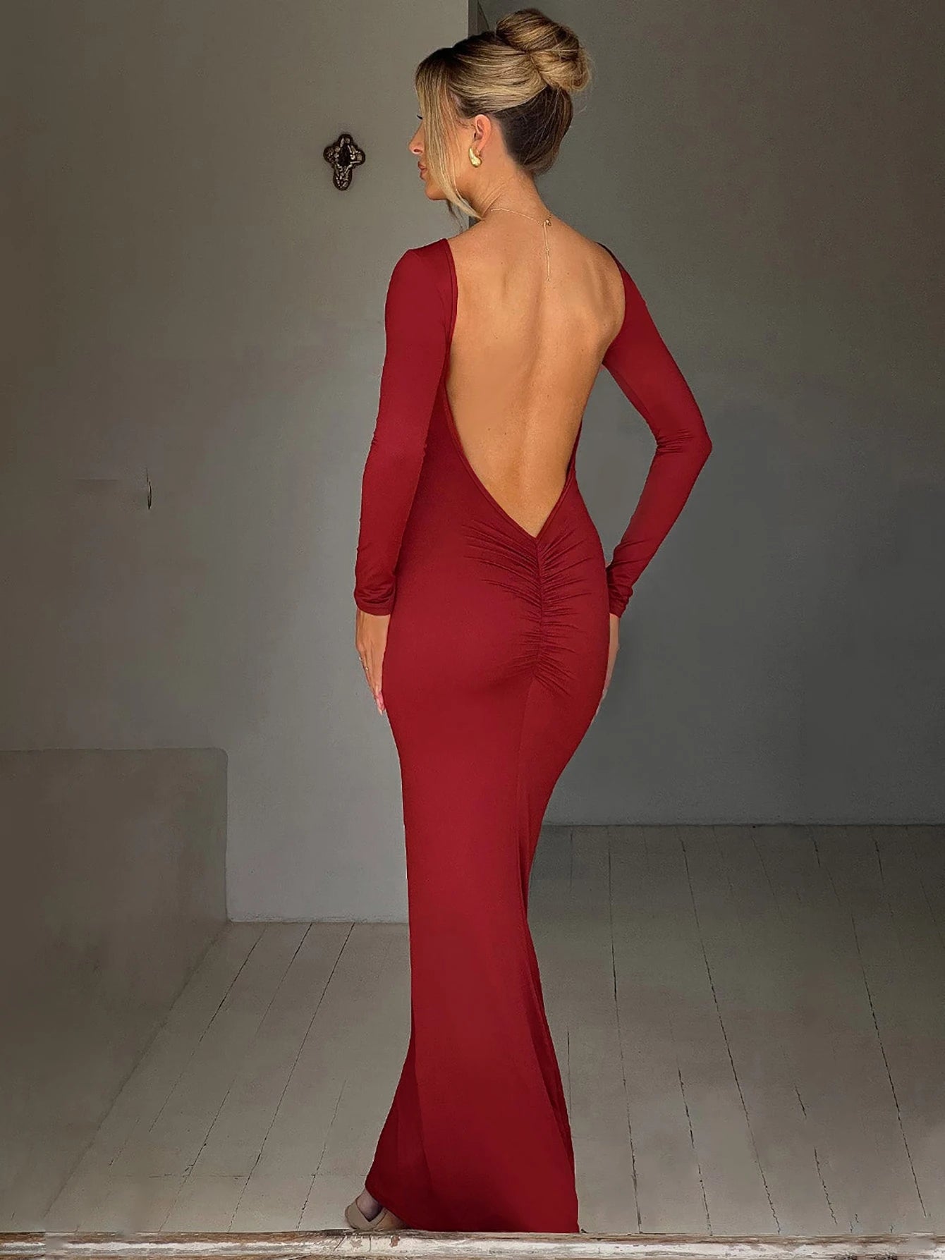 Backless Maxi Dress
