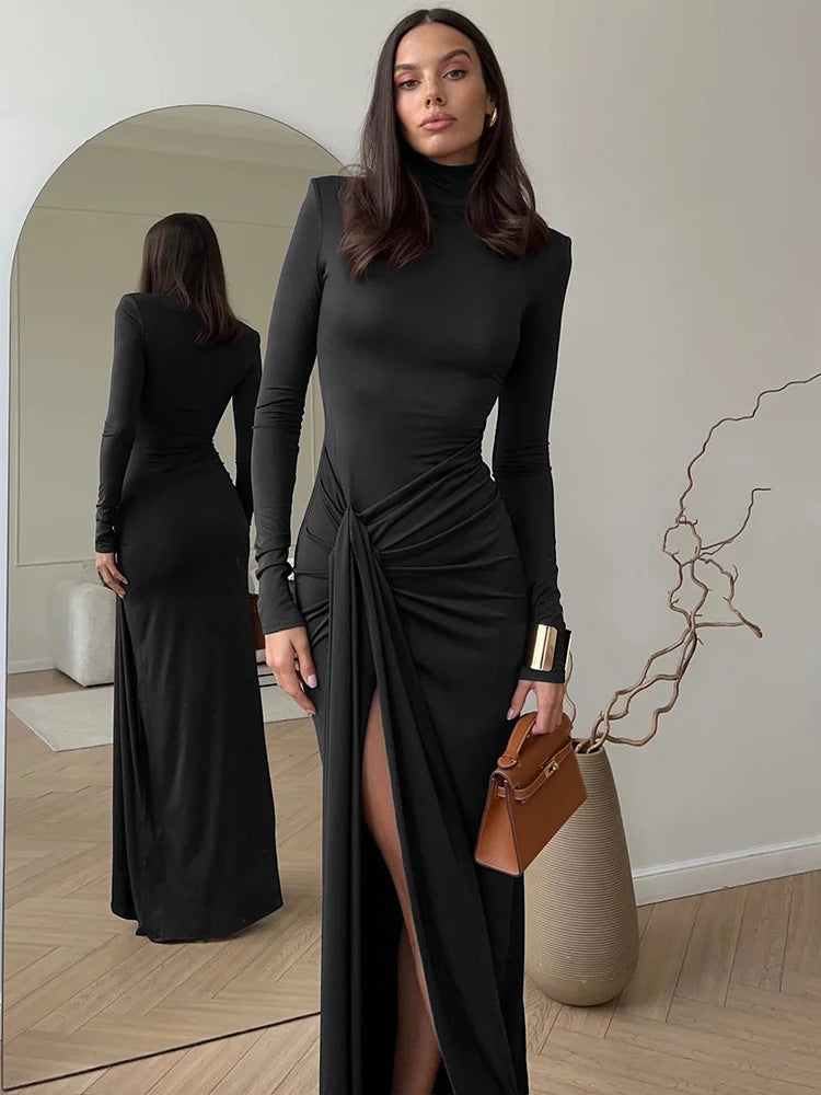 Midnight Split Dress