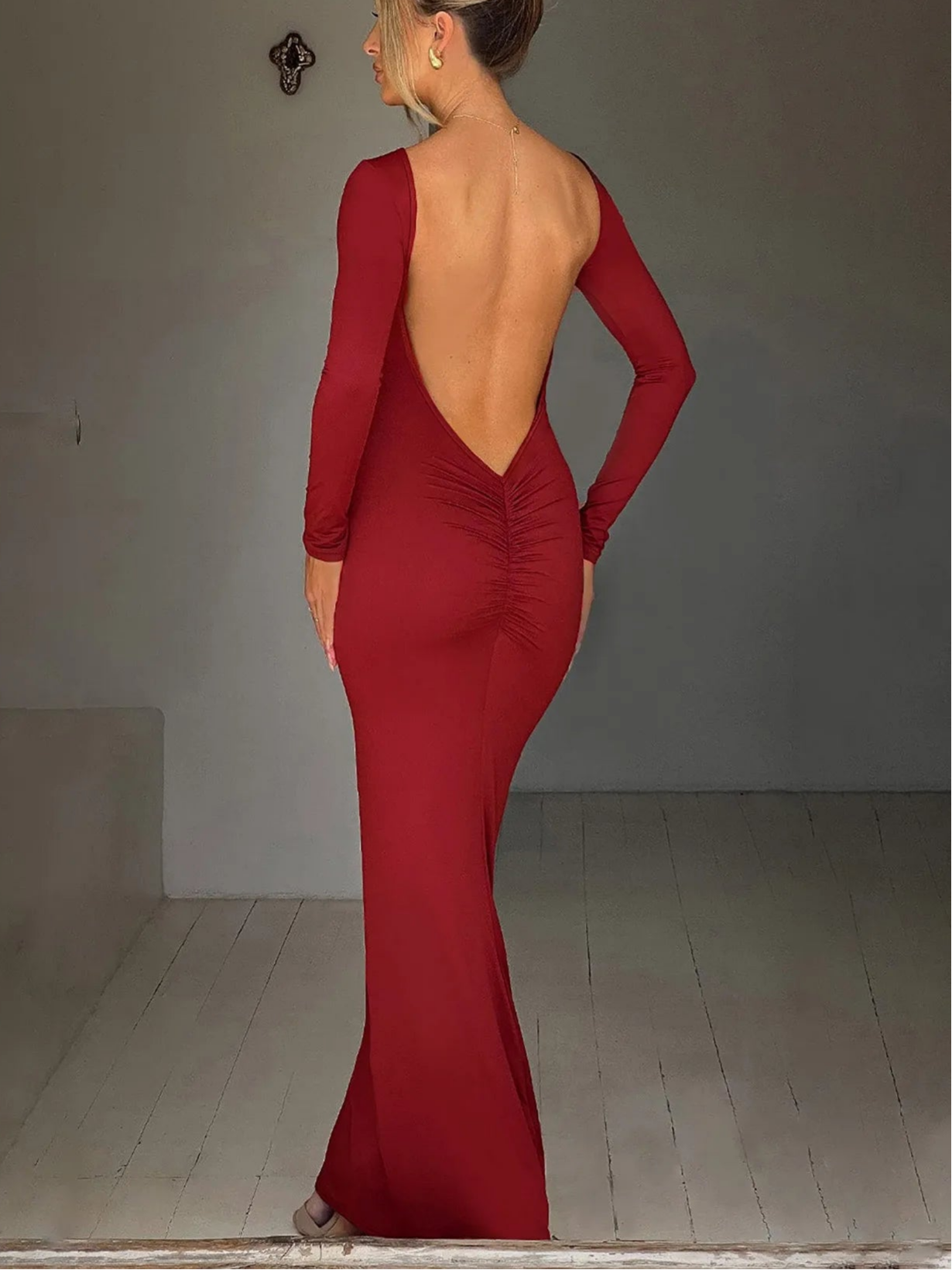 Backless Maxi Dress