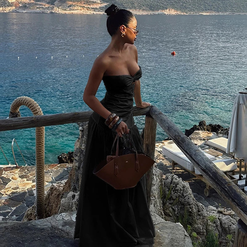 Strapless Maxi Dress