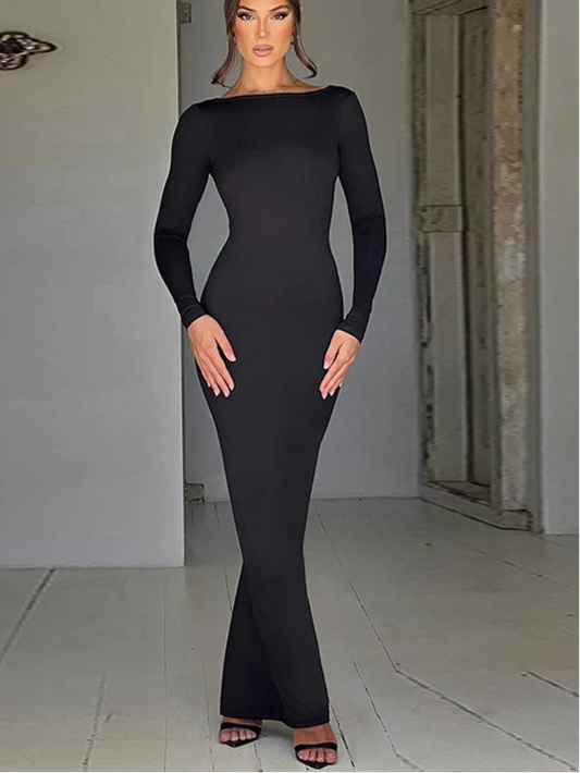 Backless Maxi Dress