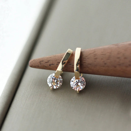 Shiny Gold Earrings
