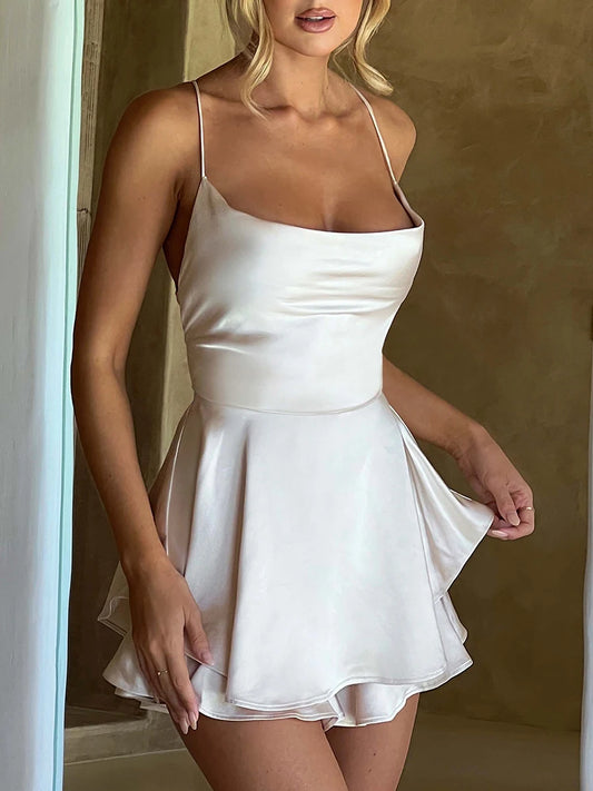 Ray Satin Romper