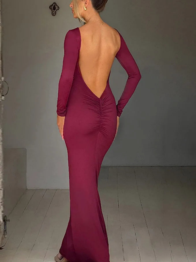 Backless Maxi Dress