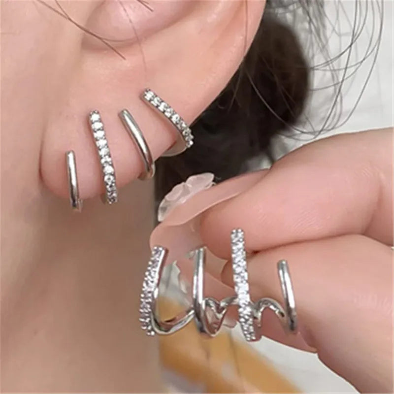 Heart Pearl Studs