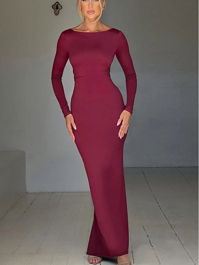Backless Maxi Dress