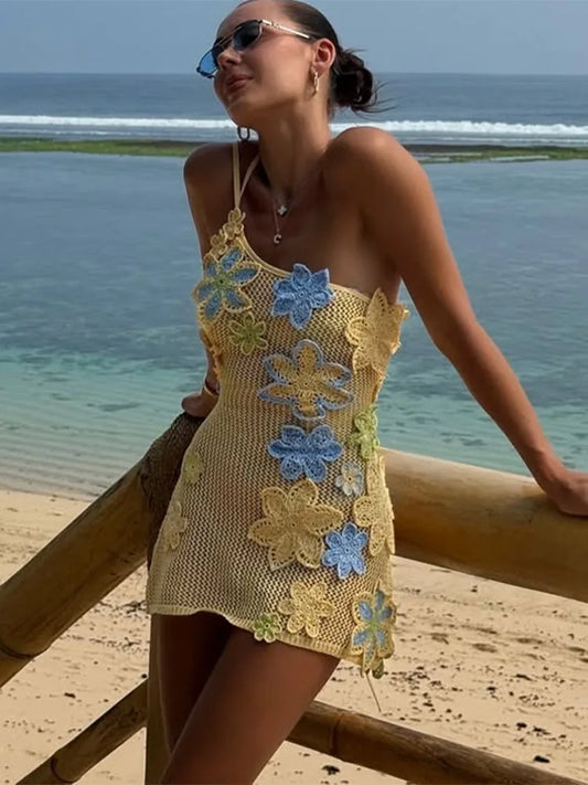 Floral Crochet Dress