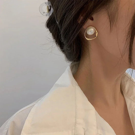Pearl Stud Earrings