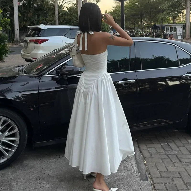 Deep V Backless Maxi