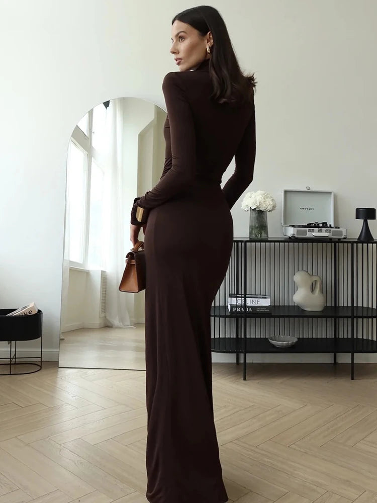 Midnight Split Dress