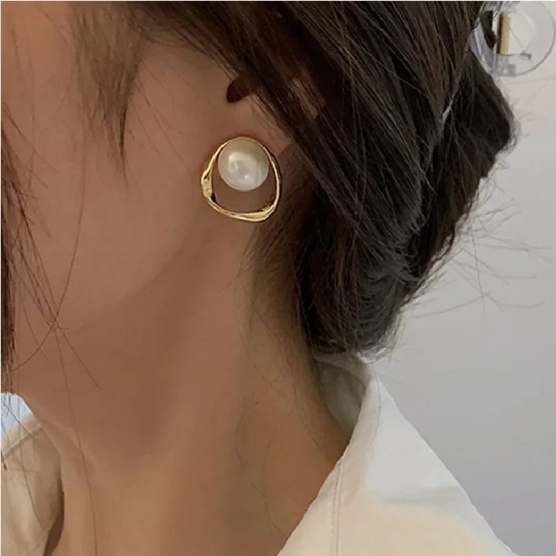 Pearl Stud Earrings