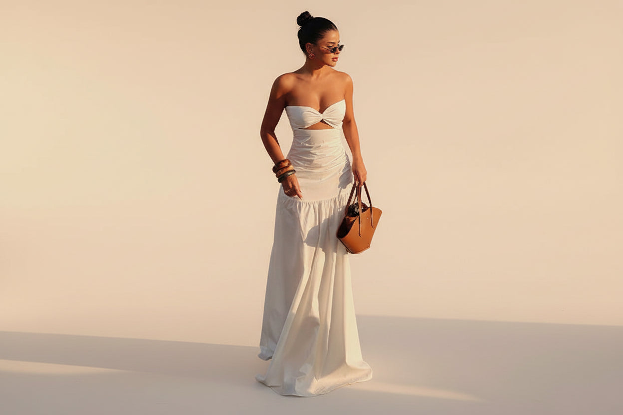 Strapless Maxi Dress