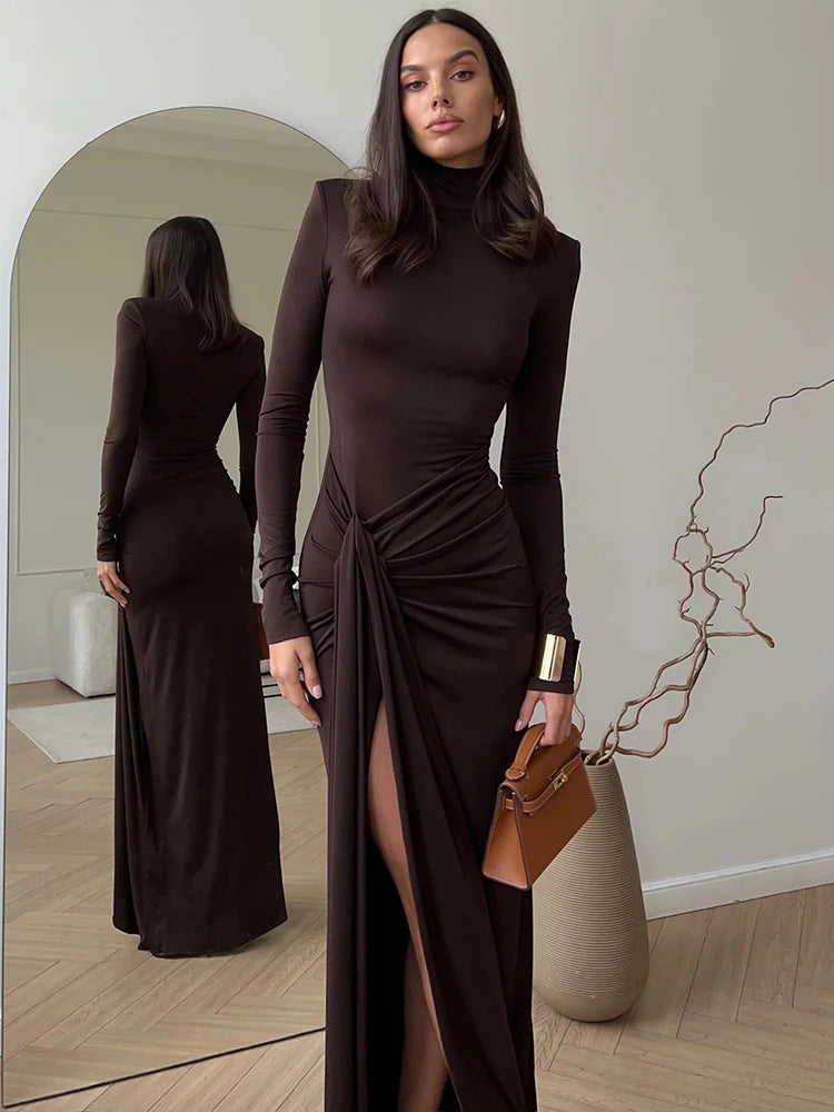 Midnight Split Dress